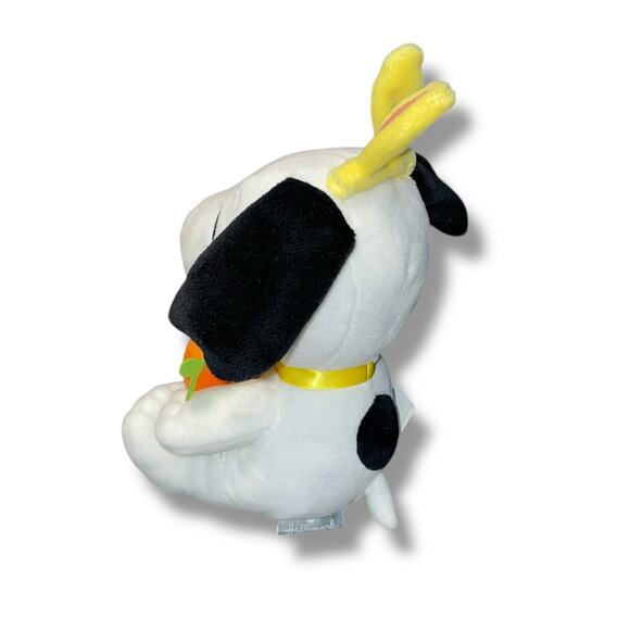 Hallmark Plush Peanuts Snoopy Dog Carrot Bunny Rabbit Ear Nursery Baby Shower 6" - Picture 7 of 12